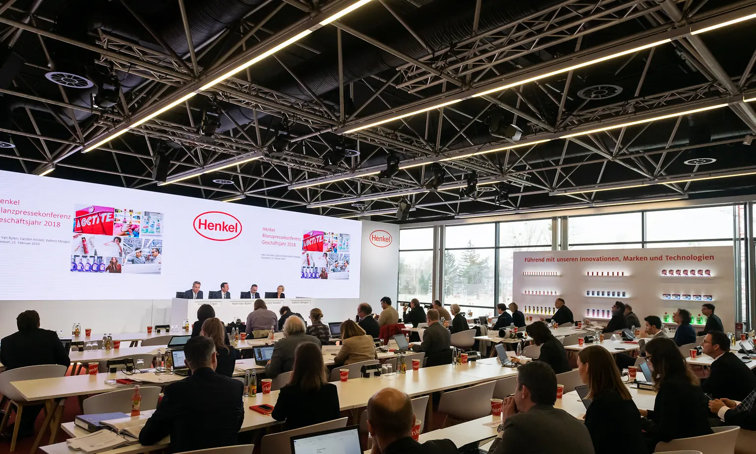 
Bilanzpressekonferenz in der Henkel-Zentrale in Düsseldorf